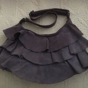 Lizden Suede Adjustable Crossbody Bag